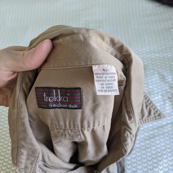 Large Light Brown Cotton Shirt - Picture 2 of 2